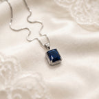 Square Zircon Studded Pendent