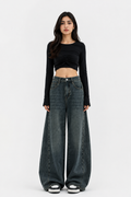 Light Blue Wide-Leg Jeans