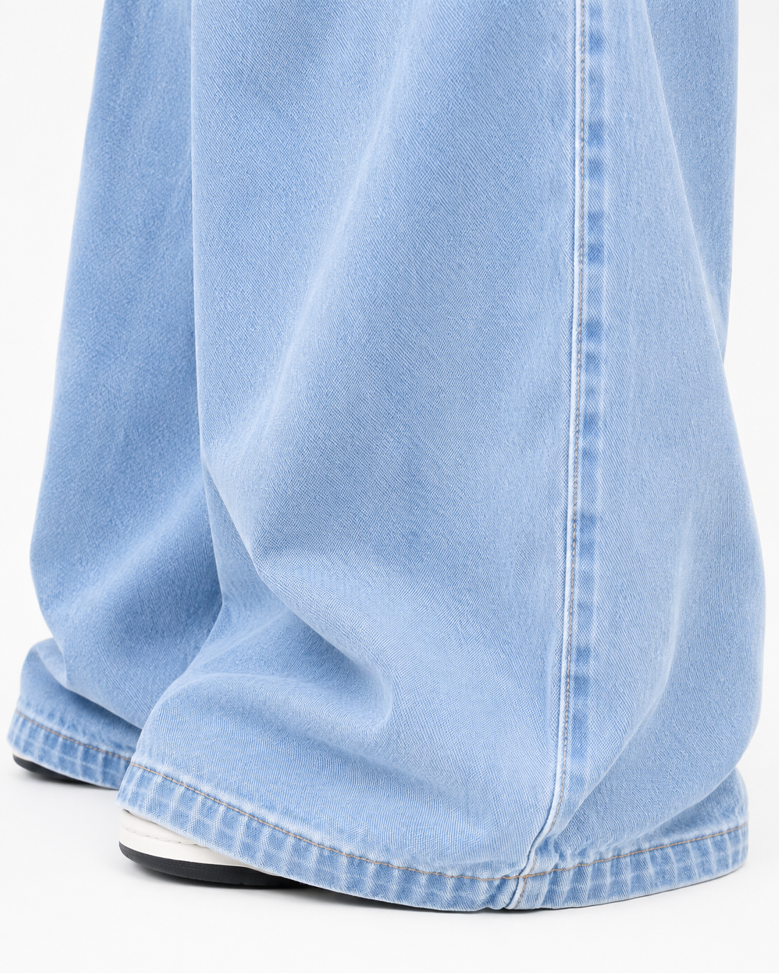 Light Blue Wide-Leg Jeans